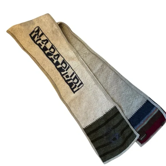 NAPAPIJRI Wool Multicolor Scarf - Picture 7 of 9